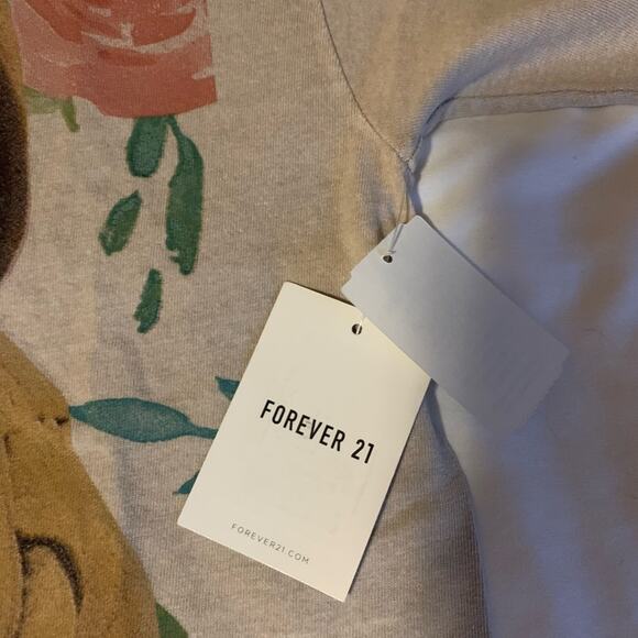 NWT Forever 21 Notorious BIG Taupe Shirt - Picture 4 of 6